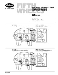 XA-71 Series Troubleshooting & Rebuilding Procedures for Fifth Wheel Top Plates