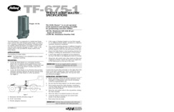 TF-675-1 Dolly Master Specifications